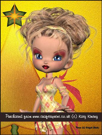 Carole Christmas Fairy A4 Tunnel Card Kit