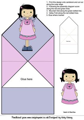 Little Angel Pop Up Spring Card