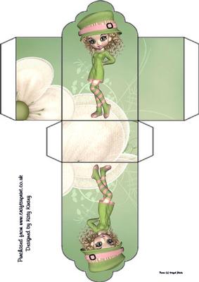 Emily in Green Tag Box