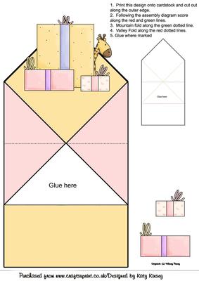 Baby Girl Gifts Pop Up Spring Card