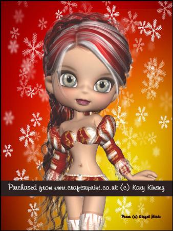 Noelle Christmas Pixie A4 Tunnel Card Kit