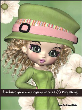 Emily in Green A5 Pyramage Card Kit