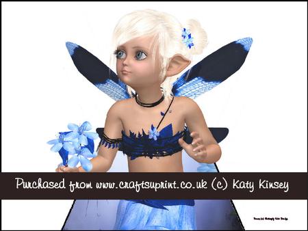 Greta Fairy 3D Stand Up Pyramid Card Kit