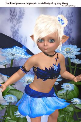 Greta Fairy A4 Card Front