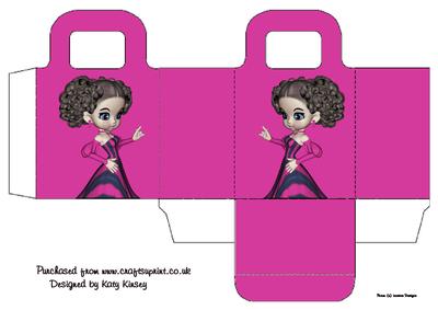 Isabella in Pink and Navy Gift Bag
