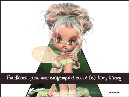 Jade Fairy 3D Stand Up Pyramid Card Kit