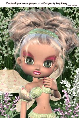 Jade Fairy A4 Card Front