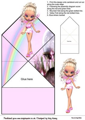 Bethany Fairy Pop Up Spring Card