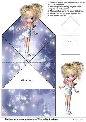 Iona Fairy Pop Up Spring Card