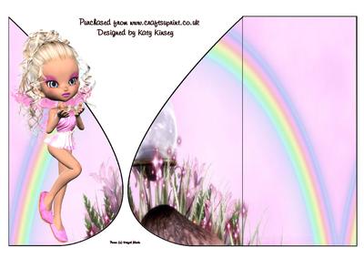 Bethany Fairy Tear Drop Card