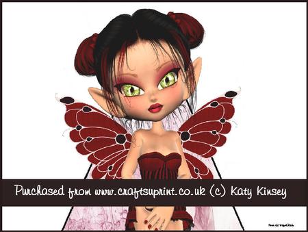 Freya Fairy 3D Stand Up Pyramid Card Kit