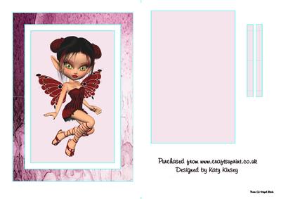 Freya Fairy Flip Card Sheet