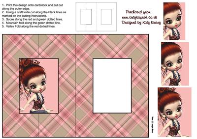 Taylor Foldback Card with Simple Pyramage