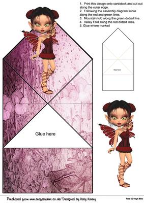 Freya Fairy Pop Up Spring Card