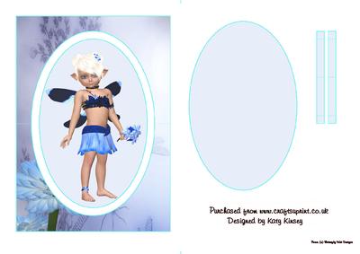 Greta Fairy Flip Card Sheet