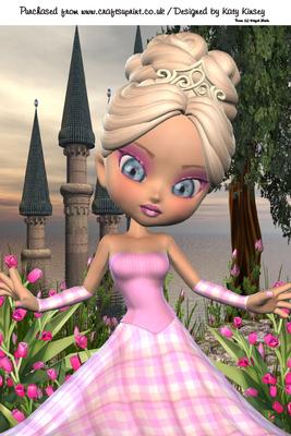 Princess Lily A4 Card Front