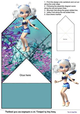 Harmony Fairy Pop Up Spring Card