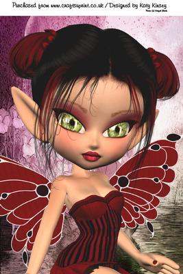Freya Fairy A4 Card Front
