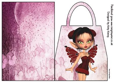 Freya Fairy Handbag Card