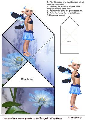 Greta Fairy Pop Up Spring Card