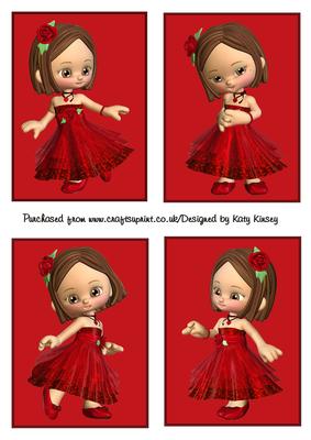 Red Party Dress Toppers