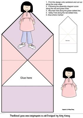 Expecting a Baby Girl Pregnancy Pop Up Spring Card