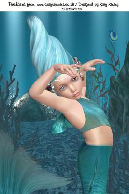 Little Mermaid A4 Card Front