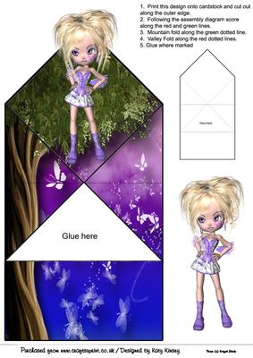 Matilda Fairy Pop Up Spring Card