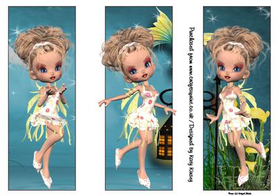 Phoebe Fairy Set of 3 Bookmarks