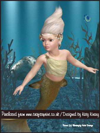 Little Mermaid A4 Pyramage Card Kit