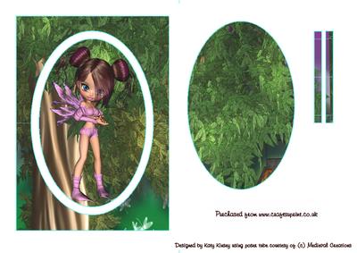 Lunette Fairy Flip Card Sheet