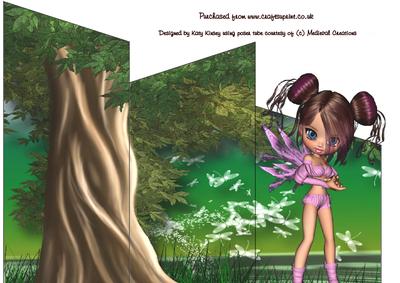 Lunette Fairy Cascade Card