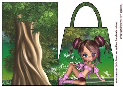 Lunette Fairy Handbag Card