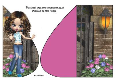 Bronwen Tear Drop Card