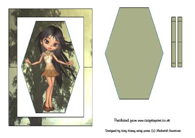Pocahontas Native American Flip Card Sheet