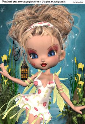 Phoebe Fairy A4 Card Front