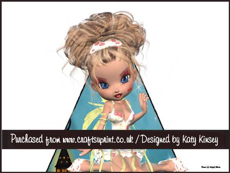 Phoebe Fairy 3D Stand Up Pyramid Card Kit