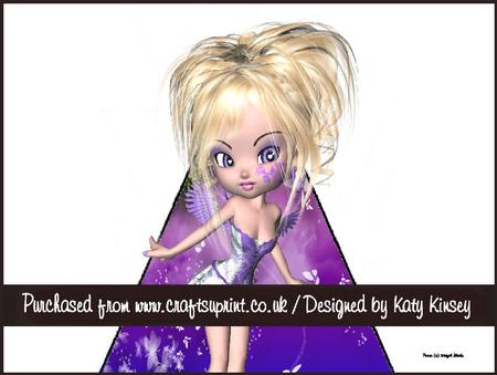 Matilda Fairy 3D Stand Up Pyramid Card Kit