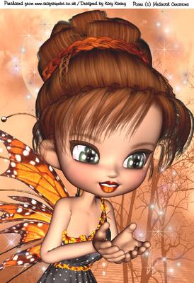 Kayleigh Fairy A4 Card Front