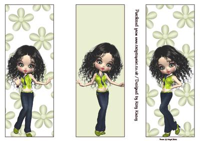 Lizzie Set of 3 Bookmarks