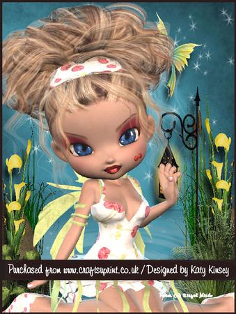 Phoebe Fairy A4 Pyramage Card Kit