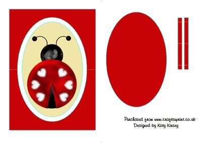 Ladybird Flip Card Sheet