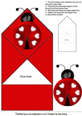 Ladybird Pop Up Spring Card