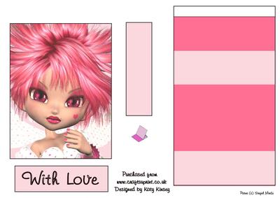 Cherry Pop Fairy Easel Card