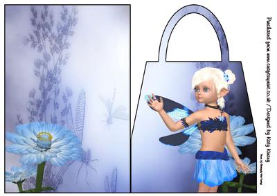 Greta Fairy Handbag Card