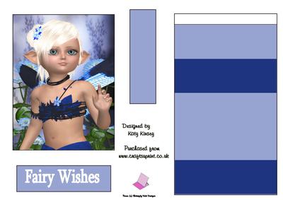 Greta Fairy Easel Card