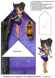 Lotus Fairy Pop Up Spring Card