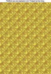 Embossed Bright Gold Backing Paper