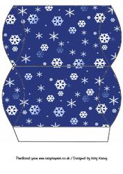 Snowflake Storm Pillow Gift Box