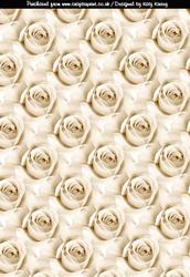 Cream Roses Backing Paper